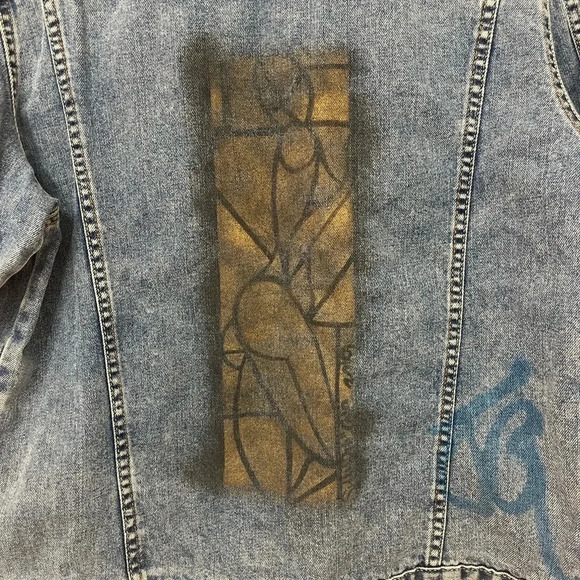 Zara Men’s denim jacket size Large - Picture 4 of 4